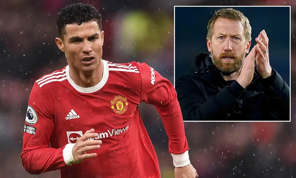 HLV Graham Potter ủng hộ đồng nghiệp Ten Hag gạch tên Ronaldo khỏi đội hình do vi phạm kỷ luật. Ảnh: GETTY. HLV Graham Potter ủng hộ đồng nghiệp Ten Hag gạch tên Ronaldo khỏi đội hình do vi phạm kỷ luật. Ảnh: GETTY.