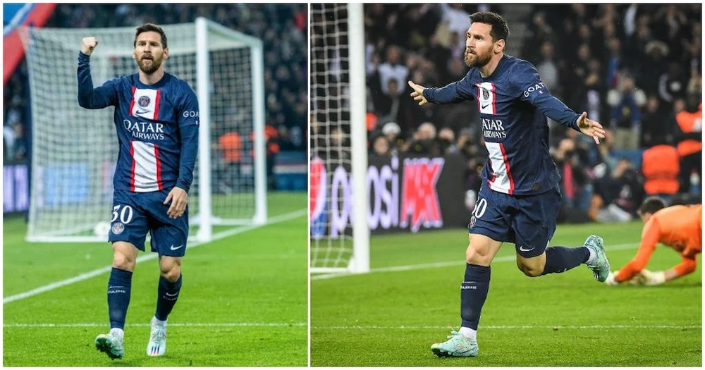 Tiền đạo người Argentina lại vượt qua Ronaldo với số bàn thắng ghi từ ngoài vòng 16m50 nhiều nhất ở đấu trường Champions League. Ảnh: GETTY.