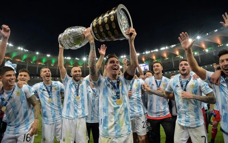 Tiền đạo Messi từng bảy lần giành Quả bóng vàng mới chỉ một lần vô địch Nam Mỹ, chưa từng đăng quang cúp thế giới. Ảnh: GETTY.