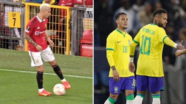 Neymar ủng hộ đàn em Antony hãy làm những điều cảm thấy thích trên sân bóng. Ảnh: GETTY.