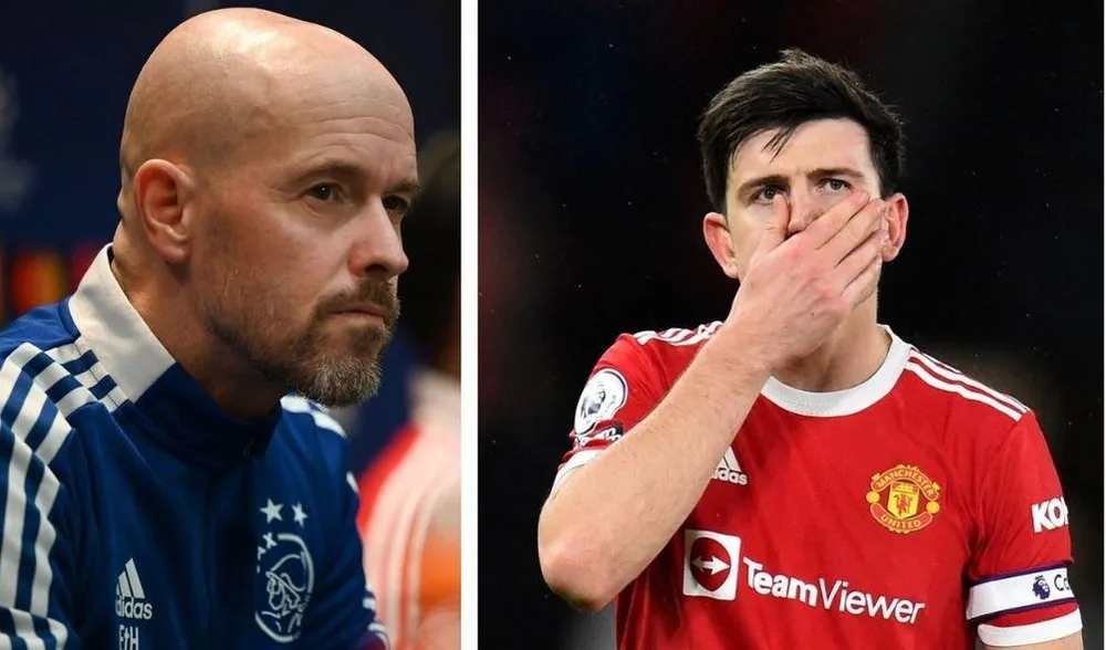 HLV Ten Hag không bảo đảm trung vệ Maguire có suất chơi ở Man United. Ảnh: GETTY.