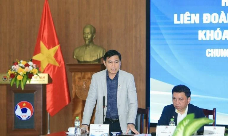 Phó Chủ tịch VFF phụ trách chuyên môn Trần Anh Tú. Ảnh: VFF.