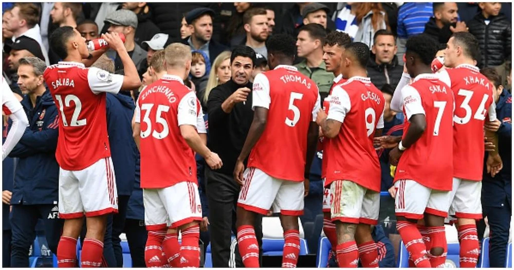 Thầy trò Arteta đang có chuỗi trận ấn tượng ở Premier League. Ảnh: GETTY.