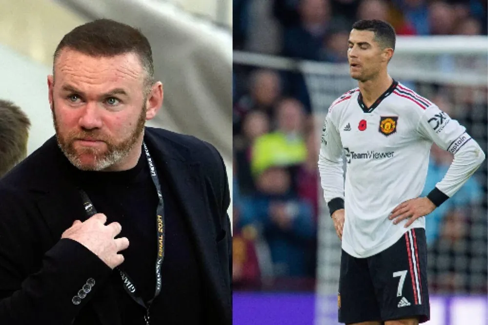 Rooney chê bai cách hành xử của Ronaldo và ngay lập tức bị đồng đội cũ "bật lại". Ảnh: GETTY. Ronaldo đẹp trai hơn Rooney
