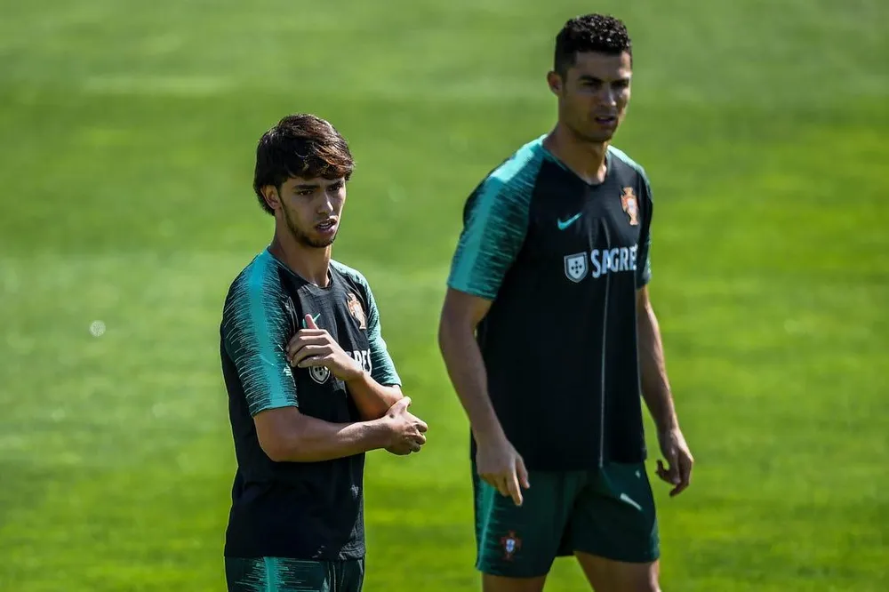 Ronaldo góp mặt trên tuyển Bồ Đào Nha chuẩn bị tham dự vòng chung kết World Cup lần thứ năm của anh. Ảnh: GETTY. Ronaldo ở tuyển Bồ Đào Nha