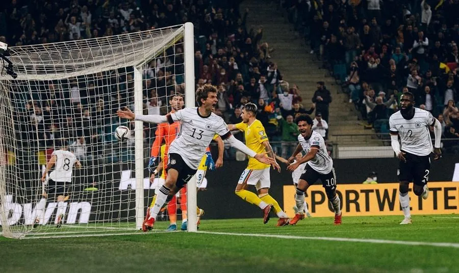 Lão tướng Thomas Muller vẫn là tay săn bàn chính của "cỗ xe tăng". Ảnh: GETTY. World Cup 2022 Đức