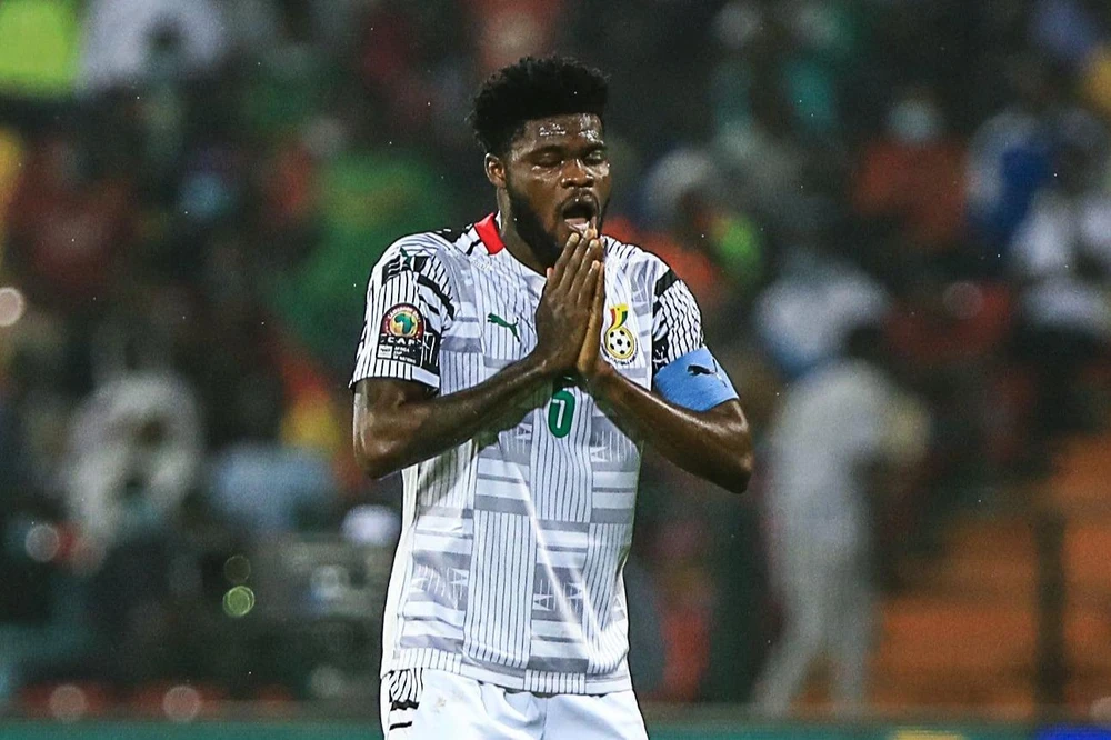 Thần tài Thomas Partey của đội tuyển Ghana cùng đội đội khó đi sâu ở cúp thế giới. Ảnh: GETTY.