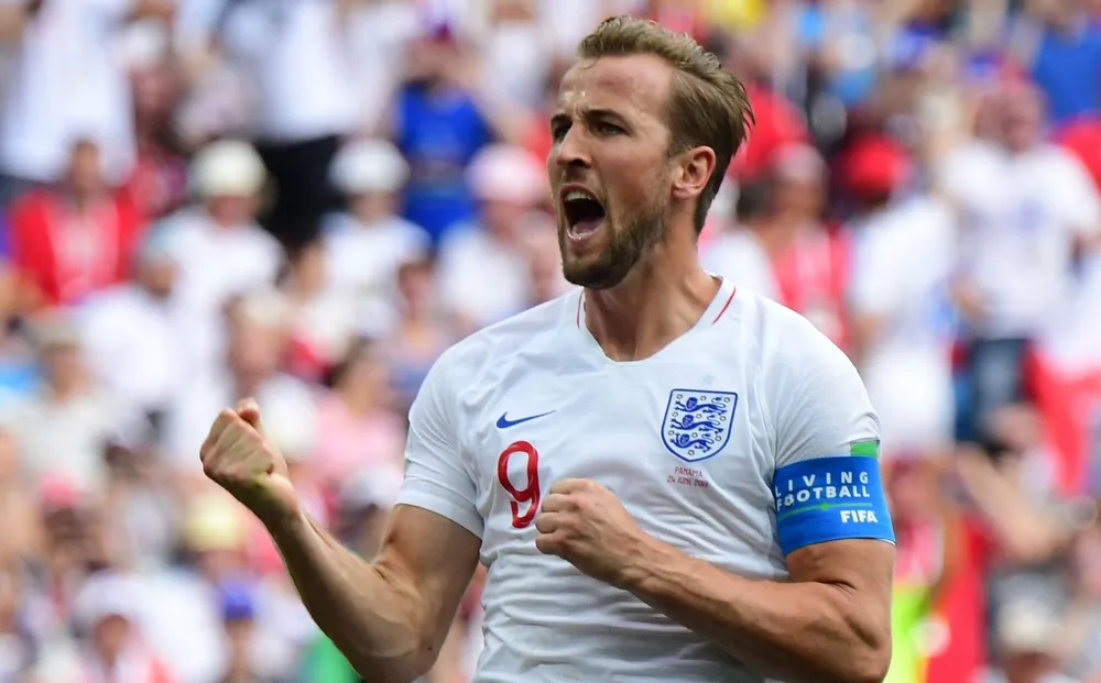 Harry Kane được đánh giá là ứng cử viên nặng ký nhất cho danh hiệu cầu thủ dội bom nhiều nhất cúp thế giới. Ảnh:: GETTY.