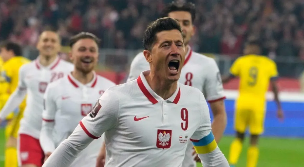 Lewandowski quyết ghi đậm dấu ấn ở lần tham dự World Cup cuối cùng. Ảnh: GETTY.