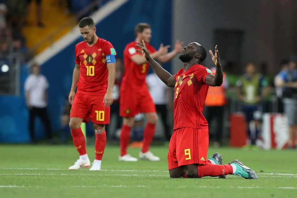 Tiền đạo Lukaku có nhiều vệ tinh xuất sắc ở tuyển Bỉ sẽ giúp anh săn bàn dễ dàng hơn các đồng nghiệp khác. Ảnh: GETTY.