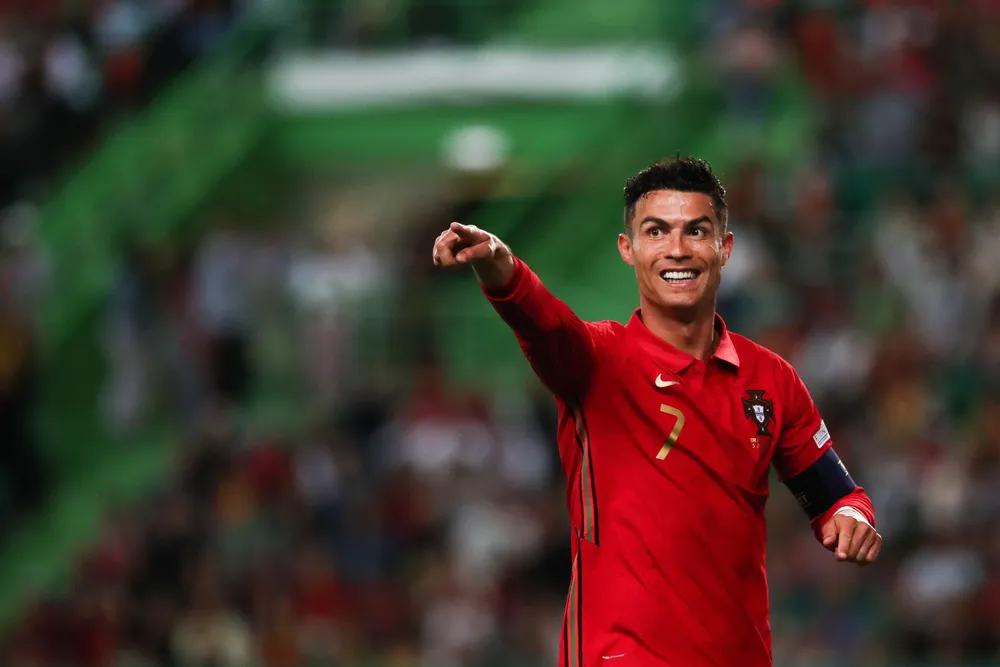 Ronaldo đang có phong độ không cao nhưng anh không thể nằm ngoài danh sách ứng viên Vua phá lưới. Ảnh: GETTY.