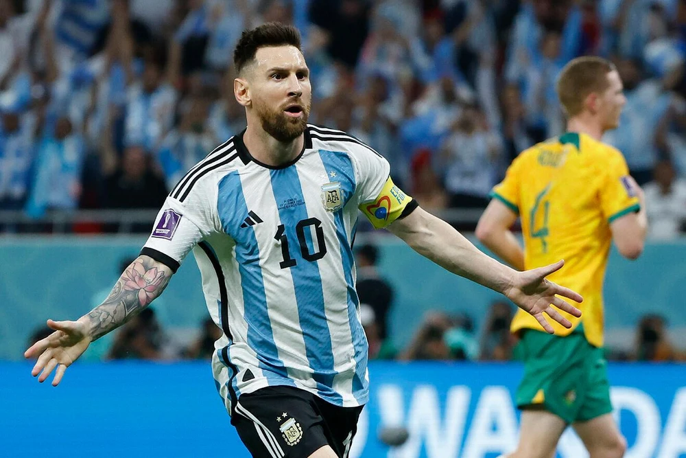 Tiền đạo người Argentina đã góp công lớn giúp đội bóng quê hương anh vào tứ kết World Cup 2022. Ảnh: GETTY.