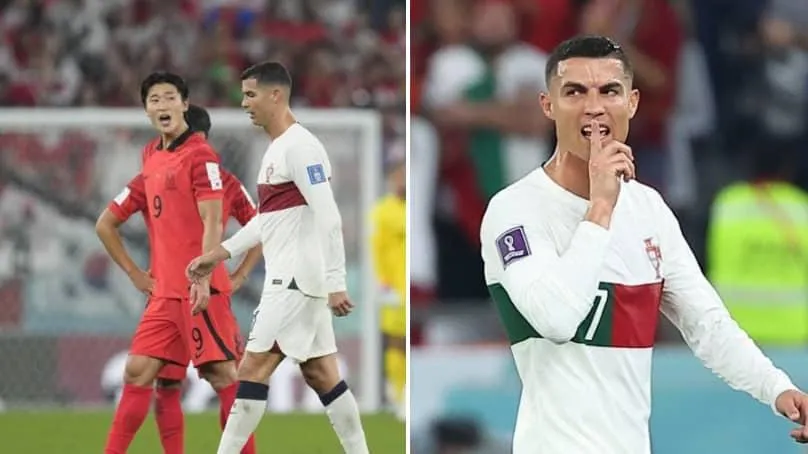 Ronaldo đã nói cầu thủ Hàn Quốc &quot;câm miệng&quot; khi cố tình giễu cợt anh. Ảnh: GETTY.