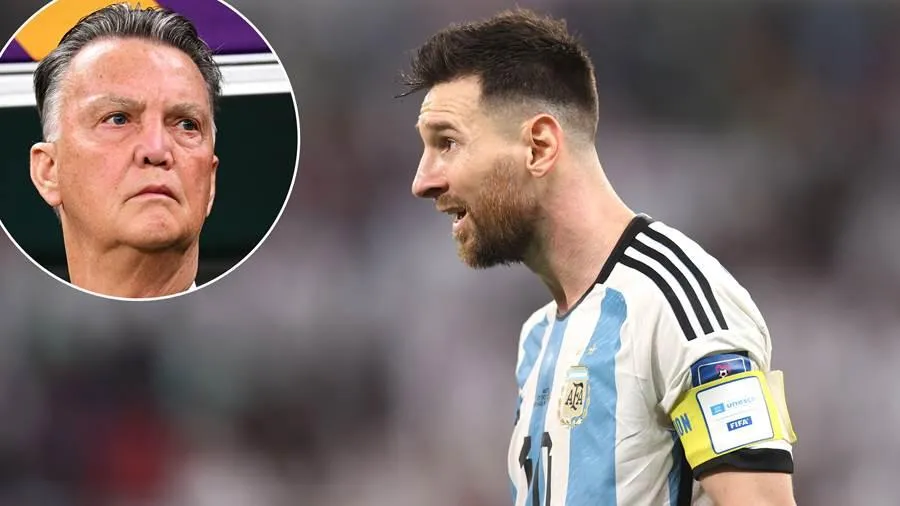 HLV lão luyện Louis Van Gaal đã tìm ra cách khắc chế Messi giúp các học trò Hà Lan. Ảnh: GETTY.