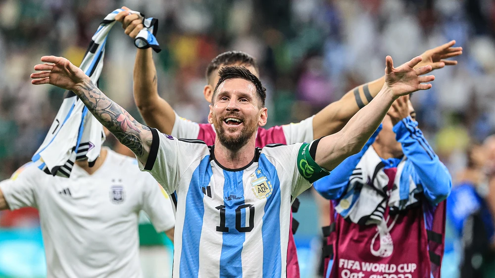Siêu sao người Argentina đang có phong độ chói sáng ở kỳ World Cup cuối cùng của anh. Ảnh: GETTY.