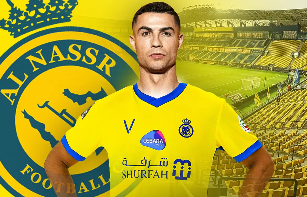 Mức lương của Ronaldo ở đội Al Nassr khoảng 200 triệu euro mỗi năm. Ảnh: GETTY.