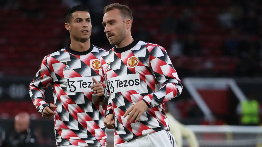 Eriksen rất tôn trọng Ronaldo và chia buồn với đàn anh từng đá chung màu áo Man United. Ảnh: GETTY.