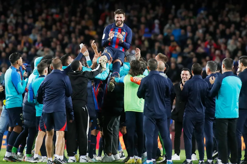 Pique đã chơi trận cuối cùng trong màu áo Barcelona hồi tháng 11 năm ngoái. Ảnh: GETTY. Pique đã chơi trận cuối cùng trong màu áo Barcelona hồi tháng 11 năm ngoái. Ảnh: GETTY.