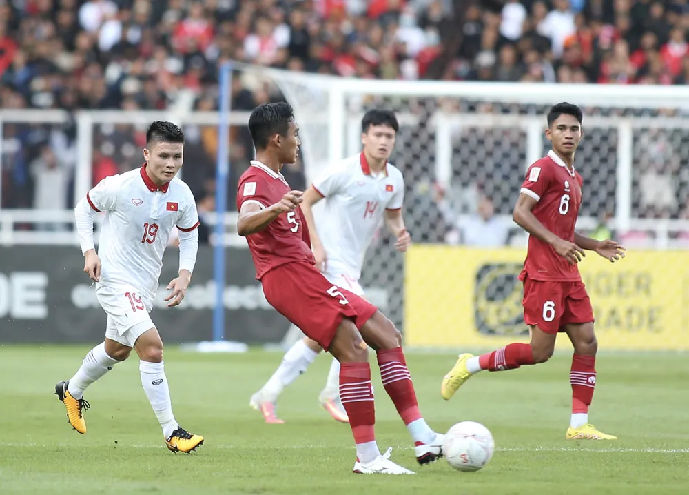 Đội khách lo trả giá ở sân Mỹ Đình quen thuộc với các tuyển thủ Việt Nam. Ảnh: ANH THỎA. Đội khách lo trả giá ở sân Mỹ Đình quen thuộc với các tuyển thủ Việt Nam. Ảnh: ANH THỎA.