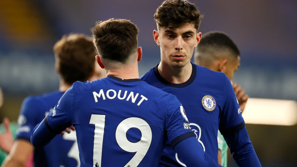 Havertz ghi những bàn thắng quan trọng cho Chelsea nhưng không thường xuyên. Ảnh: GETTY.