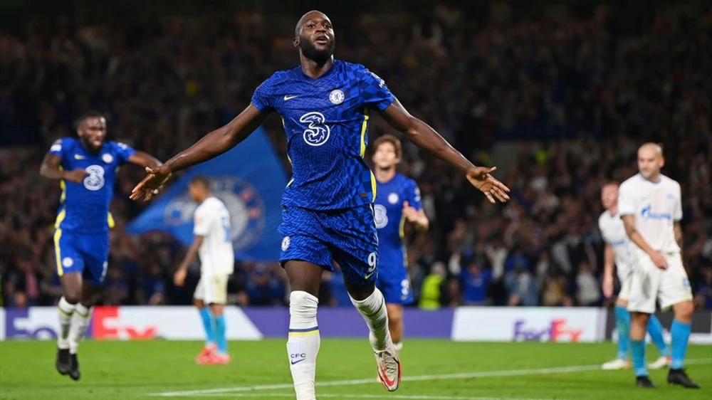 Thời gian hạnh phúc của Lukaku trong màu áo xanh rất hiếm hoi do chấn thương lẫn sa sút phong độ. Ảnh: GETTY.