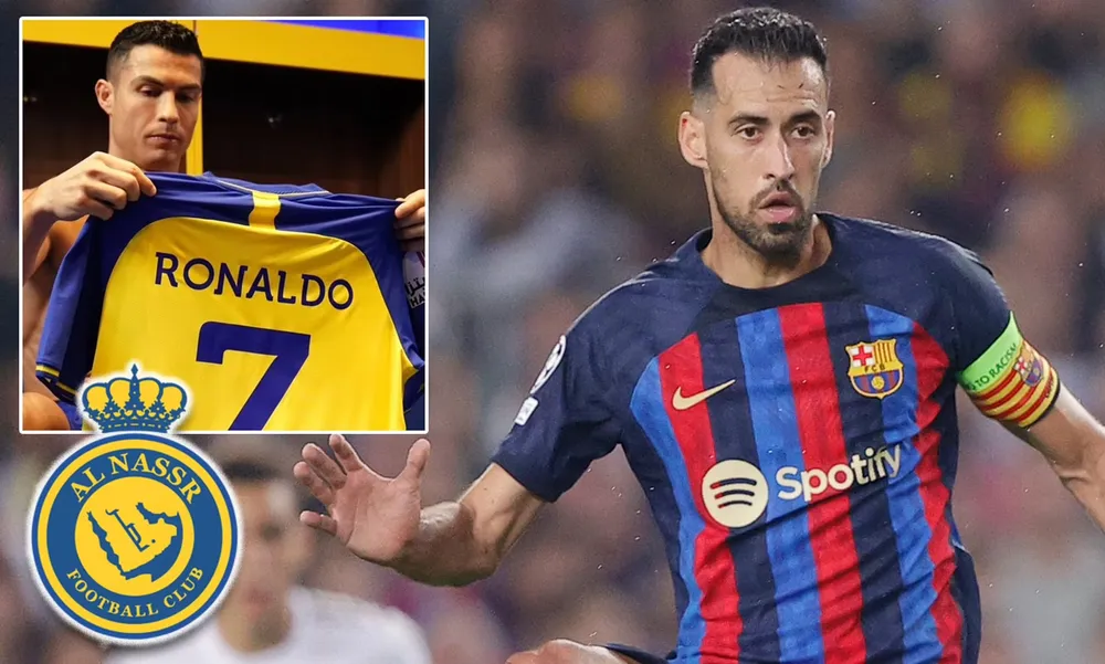 Al Nassr rất muốn có Busquets sau thương vụ Ronaldo. Ảnh: GETTY.