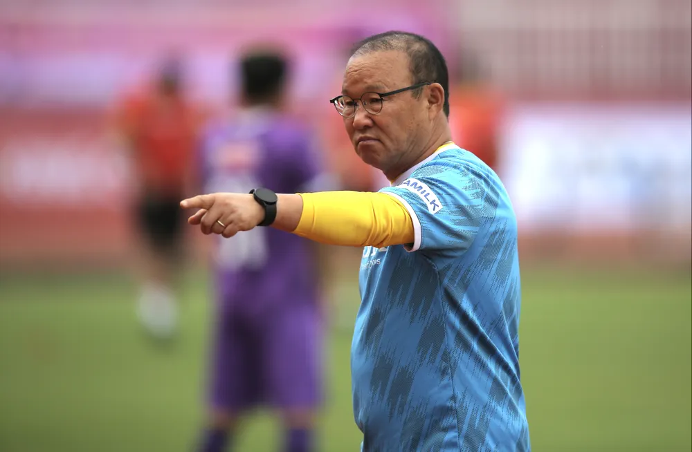 HLV Park Hang-seo khao khát có món quà chia tay đẹp trong trận đấu cuối cùng của ông với tuyển Việt Nam. Ảnh: ANH PHƯƠNG.