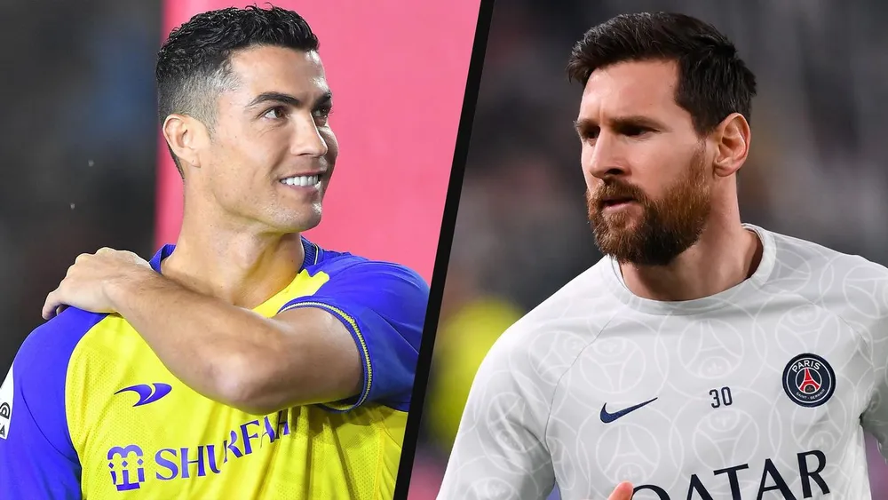 Ronaldo sẽ đón tiếp Messi trong trận giao hữu ngày 19-1. Ảnh: GETTY.