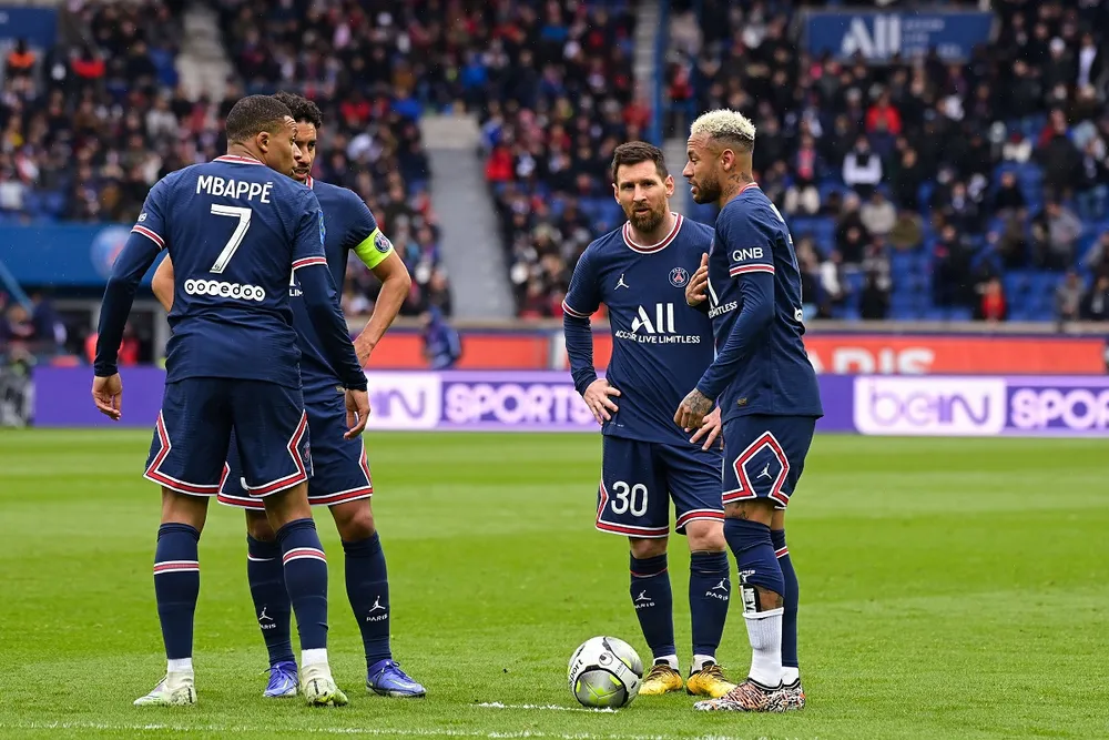 Messi, Neymar và Mbappe là những tay săn bàn chủ lực của PSG. Ảnh: GETTY.