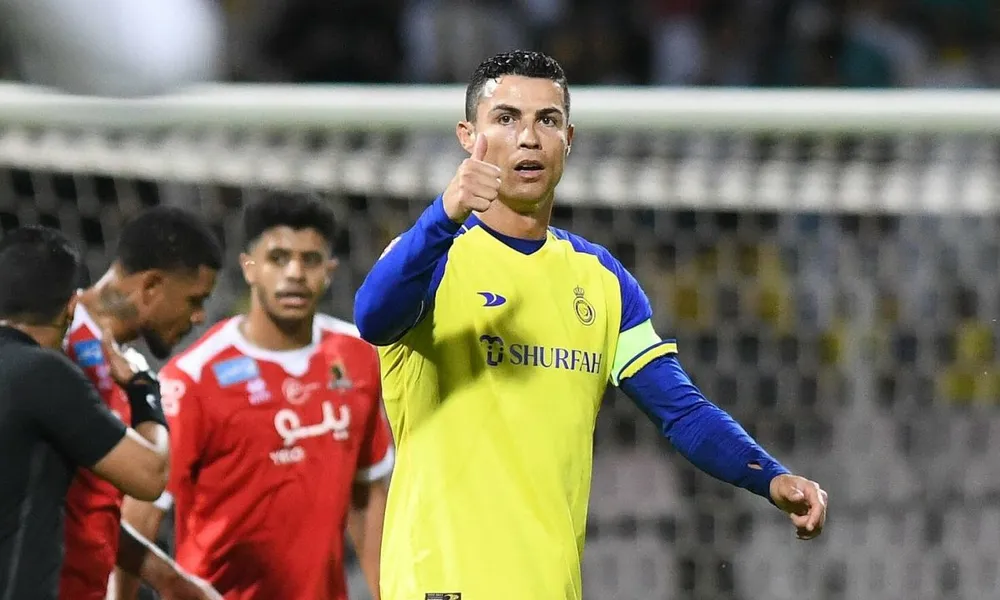 Ronaldo sau hai trận gần nhất đã ghi năm bàn cho Al Nassr. Ảnh: GETTY.