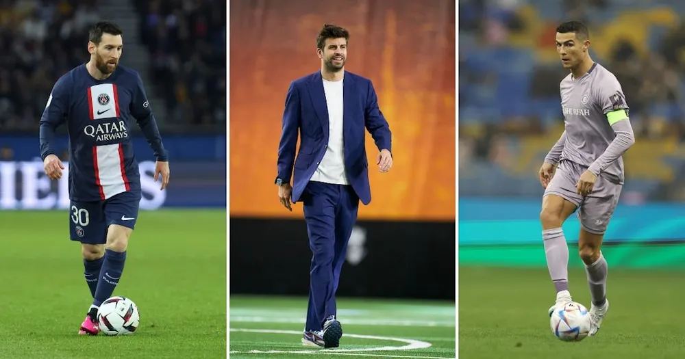 Pique cho rằng Messi hay hơn Ronaldo. Ảnh: GETTY.