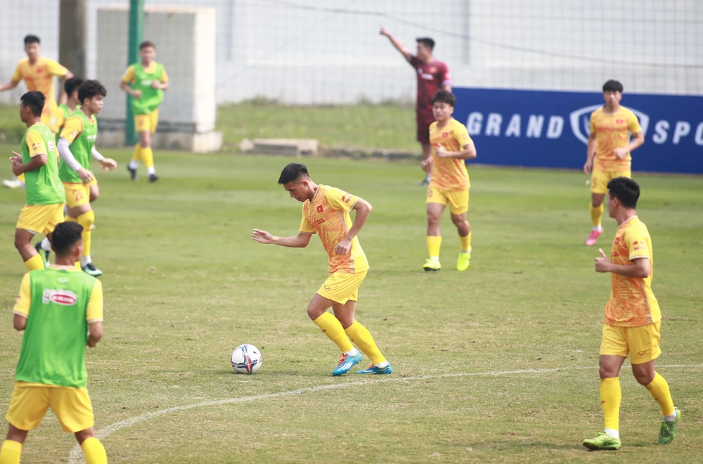 Đội tuyển U-23 Việt Nam có chuyến cọ xát chất lượng trước thềm SEA Games 32 tại giải giao hữu Doha Cup. Ảnh: ANH PHƯƠNG.