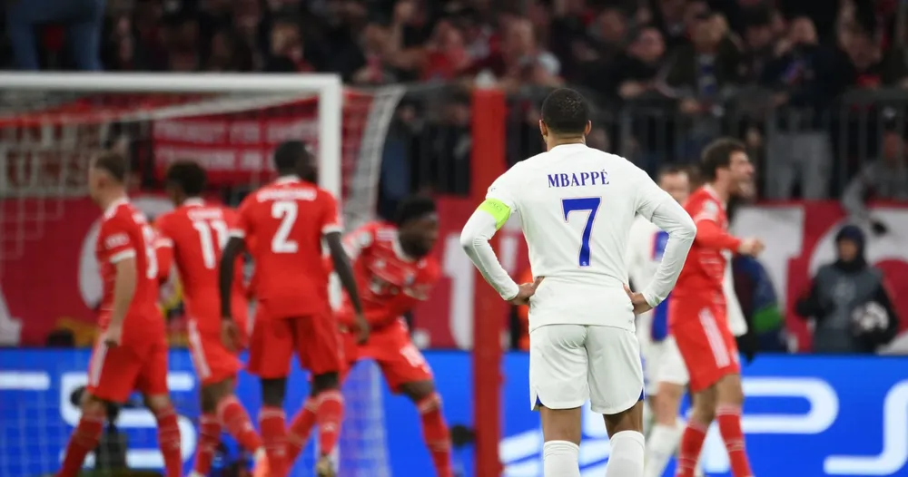 Mbappe có màn trình diễn tồi tệ với điểm số 3/10. Ảnh: GETTY.