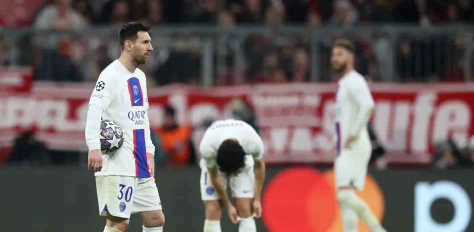 Messi và đồng đội PSG bất lực trước đối thủ lớn của nước Đức. Ảnh: GETTY.