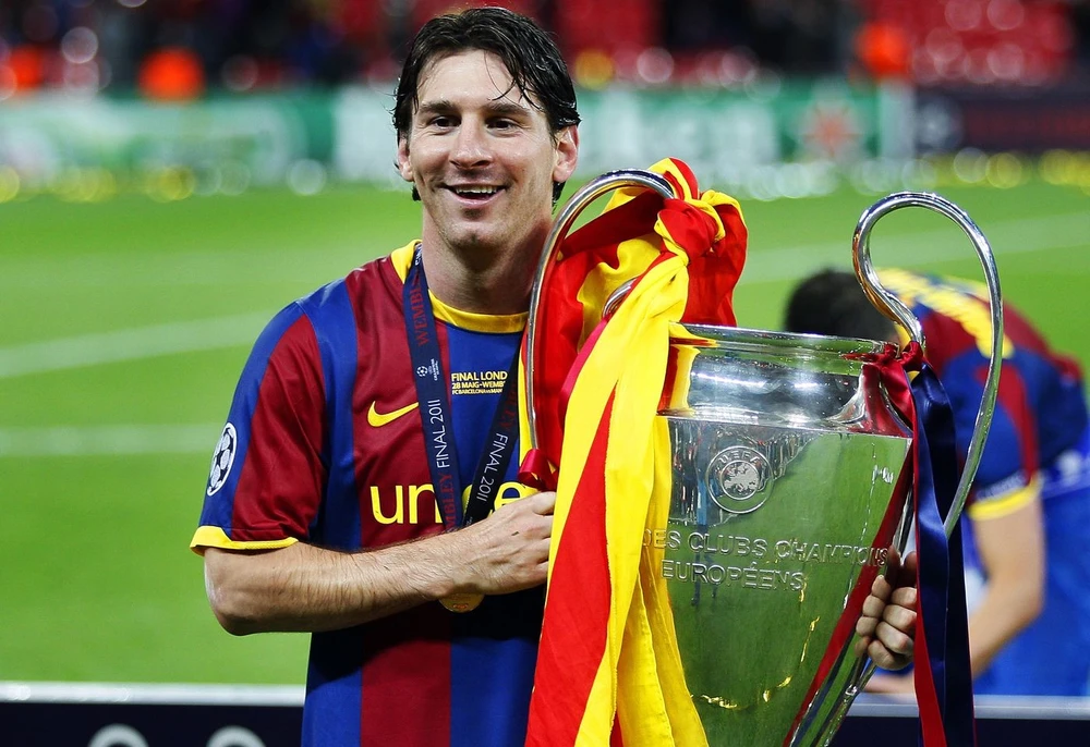 Chân sút người Argentina đã từng giành nhiều danh hiệu trong màu áo Barca. Ảnh: GETTY.