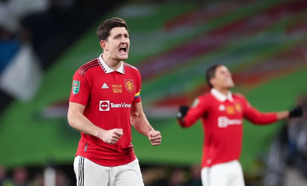 Đã rất lâu rồi, Maguire không có chỗ chơi trong đội hình MU. Ảnh: GETTY.