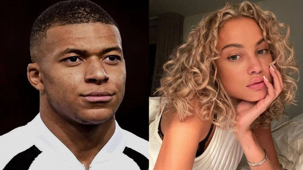 Chân sút 22 tuổi người Pháp có "nàng thơ" mới Rose Bertram. Ảnh: GETTY.