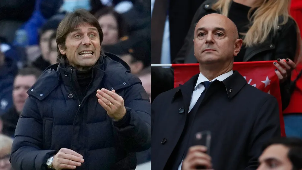 Chủ tịch Daniel Levy chia tay Conte không luyến tiếc. Ảnh: GETTY.