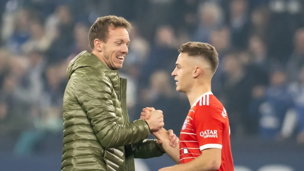 Kimmich vẫn rất ủng hộ Nagelsmann và xem ông như người bạn thân. Ảnh: GETTY.