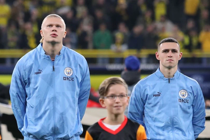 Phil Foden phải nghỉ sau ca phẫu thuật trong khi Haaland chưa chắc ra sân. Ảnh: GETTY.