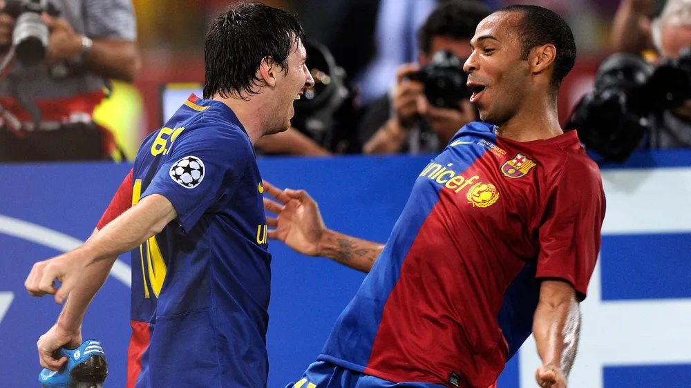 Đàn anh Henry thấu hiểu hoàn cảnh của Messi rất khác nhau ở tuyển quốc gia và PSG. Ảnh: GETTY. Đàn anh Henry thấu hiểu hoàn cảnh của Messi rất khác nhau ở tuyển quốc gia và PSG. Ảnh: GETTY.