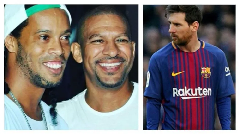 Cựu tuyển thủ Djalminha ưu ái nhìn nhận Ronaldinho xuất sắc hơn Messi lẫn Ronaldo. Ảnh: GETTY.