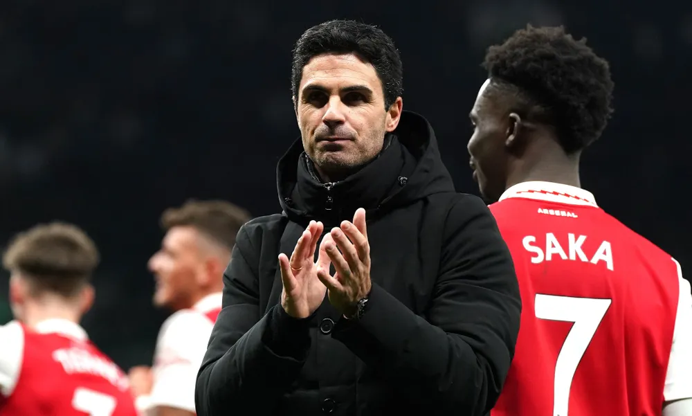 Thầy trò Arteta đối diện thử thách rất lớn từ nay cho đến cuối mùa. Ảnh: GETTY.