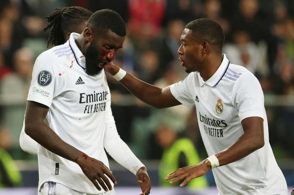 Rudiger cho biết anh và các đồng đội Real luôn phải gánh chịu nhiều áp lực ở CLB. Ảnh: GETTY.