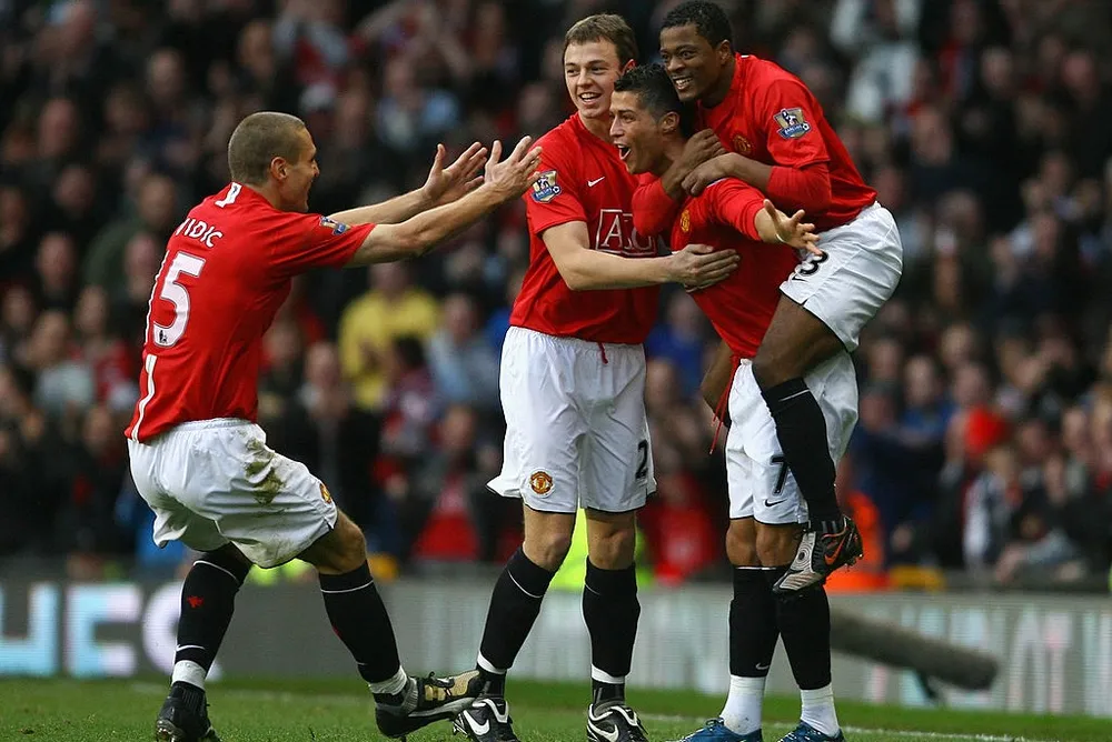 Vidic từng là đồng đội Ronaldo nên rất thấu hiểu chân sút người Bồ Đào Nha lẫn nội tình Man United. Ảnh: GETTY.