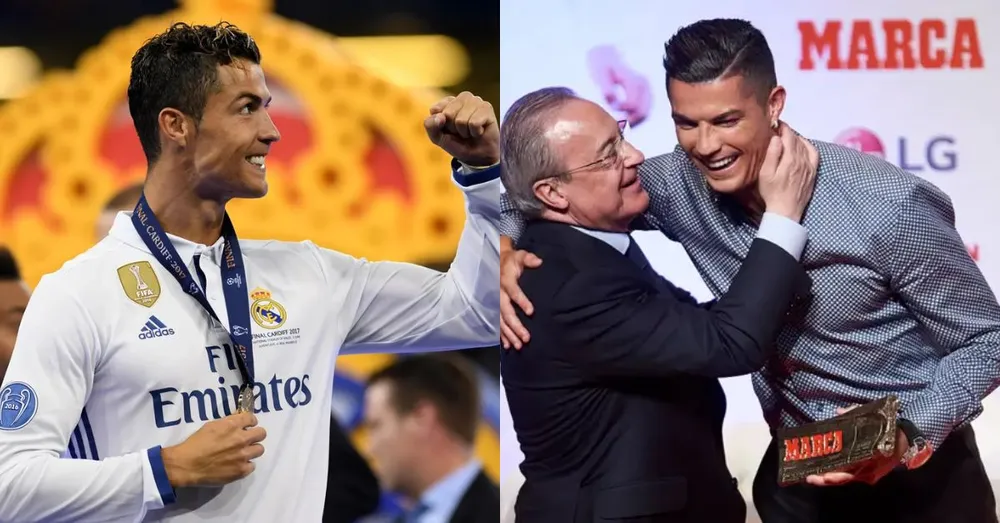 Chủ tịch Real Madrid muốn đưa huyền thoại Bồ Đào Nha trở về làm đại sứ cho CLB Hoàng gia Tây Ban Nha. Ảnh: GETTY.