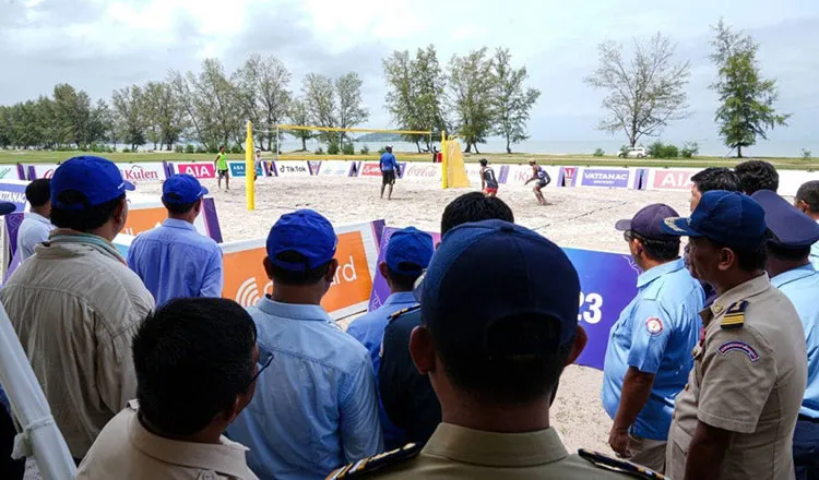 Thể thao Campuchia với lực lượng đông đảo hy vọng sẽ gặt hái hơn 100 huy chương tại SEA Games tổ chức trên sân nhà. Ảnh: KMT.