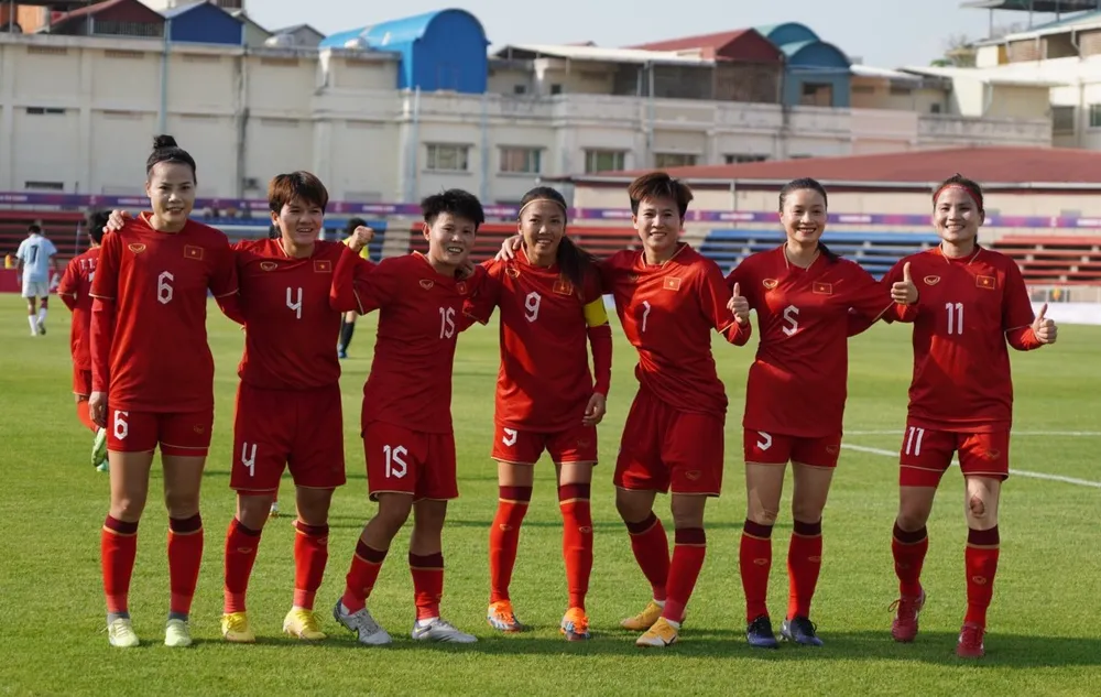 Nụ cười chiến thắng của các nhà đương kim vô địch SEA Games. Ảnh: ANH PHƯƠNG. Nụ cười chiến thắng của các nhà đương kim vô địch SEA Games. Ảnh: ANH PHƯƠNG.