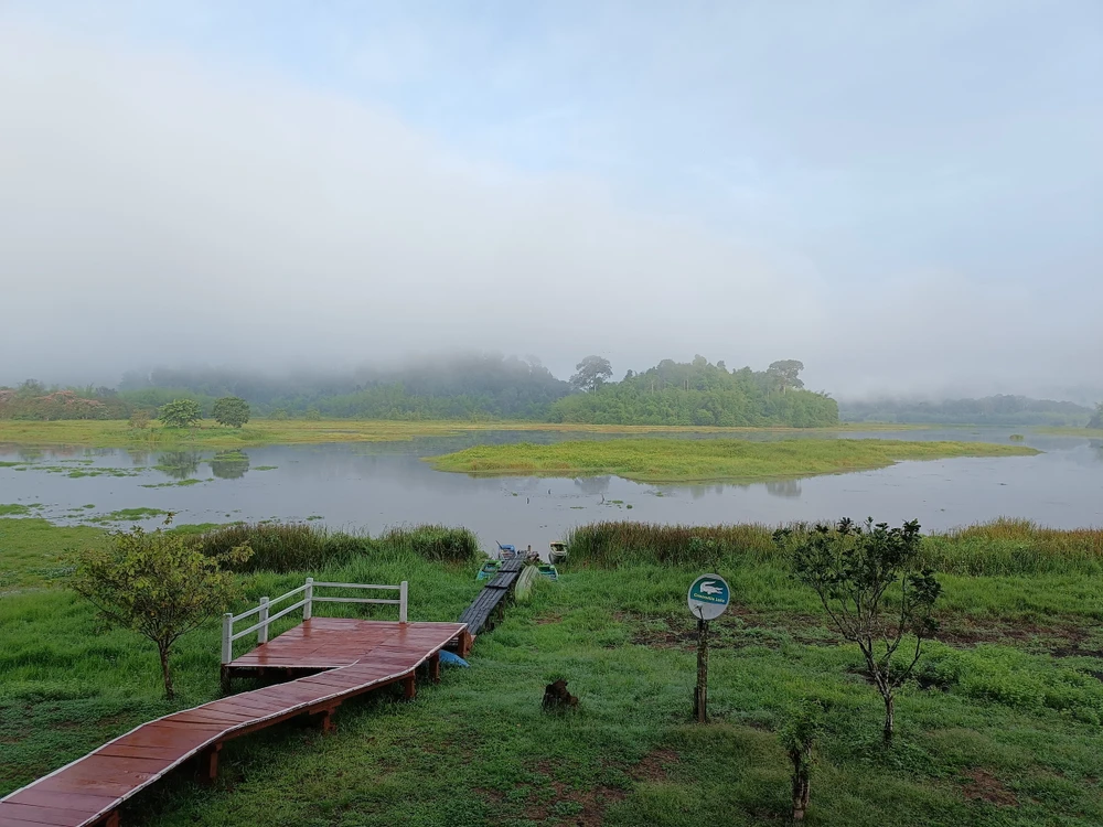 Bức tranh thiên nhiên tuyệt đẹp ở VQG Nam Cát Tiên.