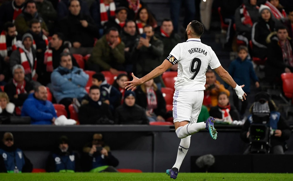 Chân sút nhiều bàn thắng thứ 2 cho Real Madrid sẽ theo chân Ronaldo đến Vùng Vịnh. Ảnh: GETTY.